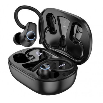 Hoco EQ8 Pure Joy Headset Wireless In-Ear Calls/Music Bluetooth Black