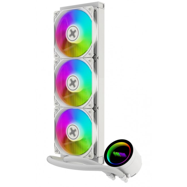 Xilence XC998 computer cooling system Processor Liquid cooling kit 12 cm White 1 pc(s) Xilence XC998 computer cooling system Processor Liquid cooling kit 12 cm White 1 pc(s)