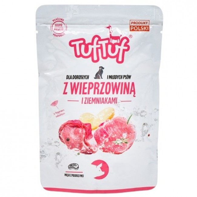 TUF TUF with pork and potatoes - wet dog food - 300g