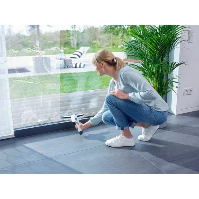 Leifheit 51035 electric window cleaner Black, Blue, White