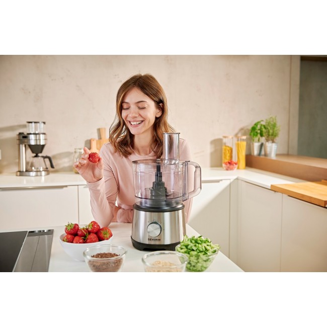 Severin KM 3892 food processor 1200 W 1.5 L Black, Stainless steel, Transparent Severin KM 3892 food processor 1200 W 1.5 L Black, Stainless steel, Transparent