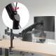 Maclean 3 monitor mount, gas spring, 17