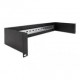 DeLOCK 19 DIN rail Panel 2U black