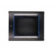 Extralink Rackmount cabinet 9U 600x600 Black wall mounted