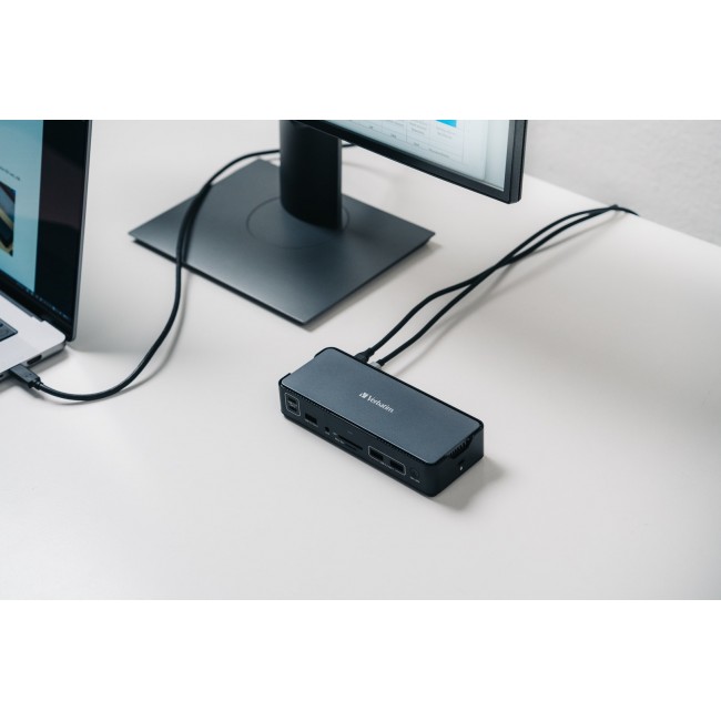 Verbatim CDS-15 Wired USB 3.2 Gen 1 (3.1 Gen 1) Type-C Black, Grey Verbatim CDS-15 Wired USB 3.2 Gen 1 (3.1 Gen 1) Type-C Black, Grey