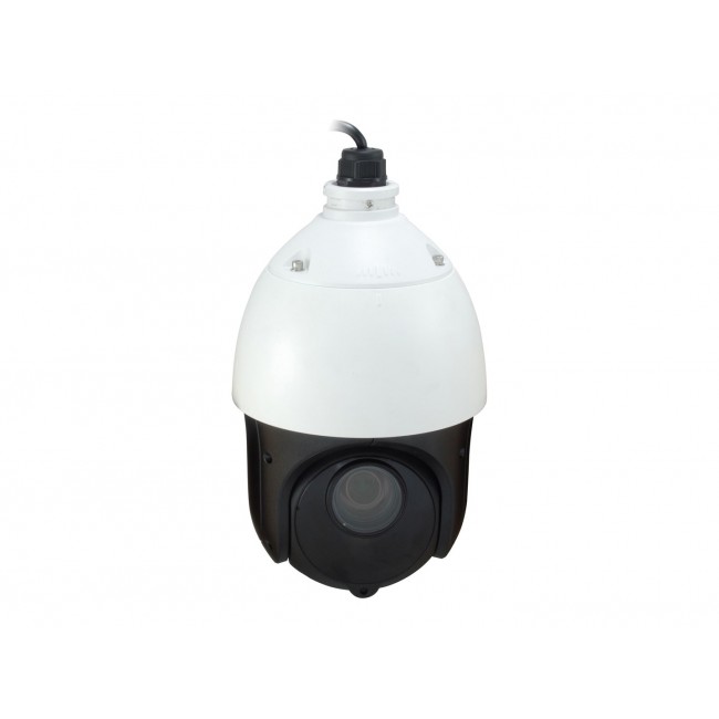 LevelOne GEMINI PTZ IP Network Camera, 2-Megapixel, 20X Optical Zoom, Indoor/Outdoor, IR LEDs, two-way audio, 802.3at PoE