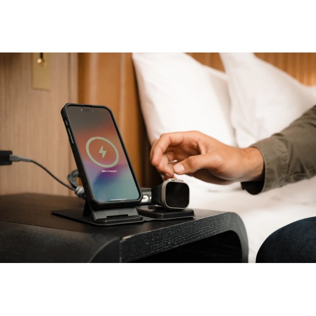Urban Armor Gear SRGE 3-in-1 Headphones, Smartphone, Smartwatch Black, Grey AC Wireless charging Indoor