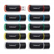 Intenso 3511551 USB flash drive 4 GB USB Type-A 2.0 Black, Red, Green, Transparent, Yellow, Blue
