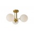 Ceiling light RAILE 3XE27 gold