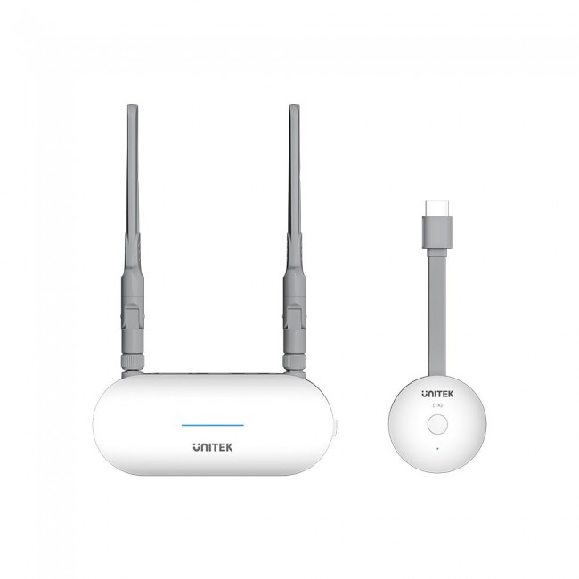 Uni wireless HDMI transmitter and receiver white