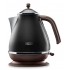 De Longhi KBOV 2001.BK electric kettle 1.7 L 2000 W Black, Brown