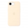 Apple iPhone 17e Silicone Case with MagSafe Vanilla