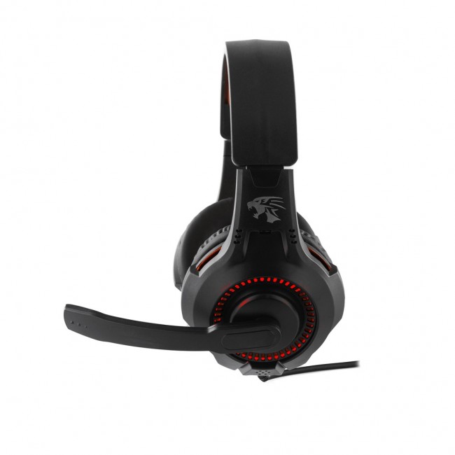 Preo 125085402 headphones/headset Wired Head-band Gaming Black, Red
