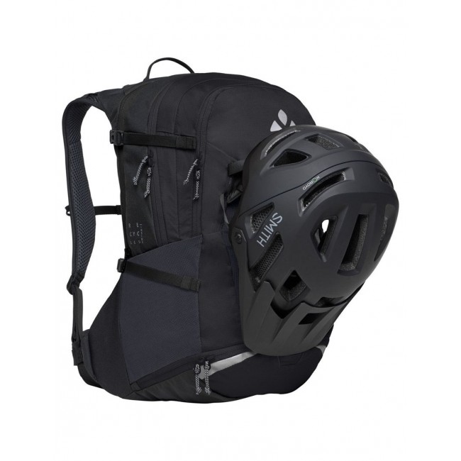 VAUDE Bike Alpin 23+5 backpack Sports backpack Black Polyamide, Polyurethane (PU), Polyester