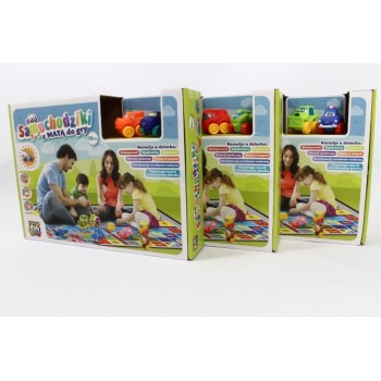 Racetrack mat+cars 99817