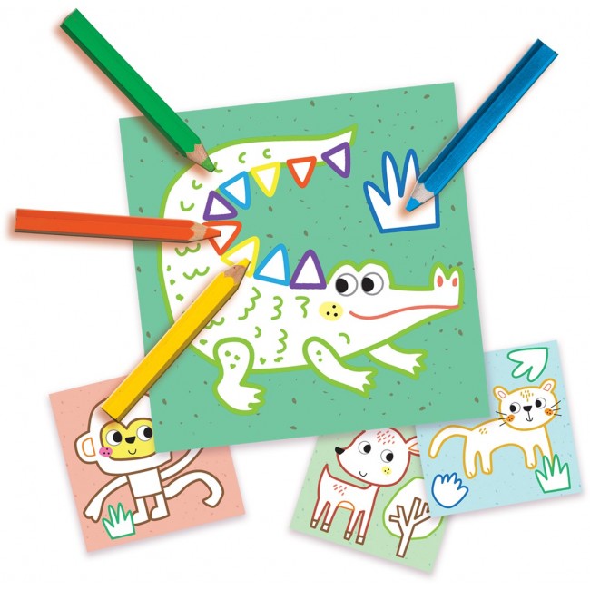 SES Creative My First - 3 in 1 Fingerpainting, colouring and sticking shapes SES Creative My First - 3 in 1 Fingerpainting, colouring and sticking shapes