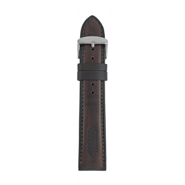 Leather strap Zeppelin brown, 22 mm