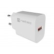 WALL CHARGER NATEC RIBERA 1X USB-A 18W WHITE