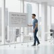 Ergo Office mobile dry erase board, horizontal orientation, white, single sided, with shelf, board dimensions 1190x790mm, ER-306