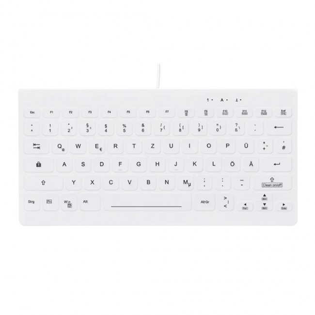 Contour Design Active Key Contour QuickClean Medical Keyboard IP68 Mini Wired White DE C4112