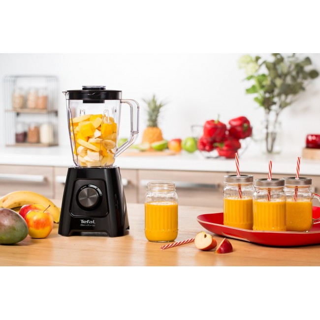 Tefal BlendForce II BL4208 blender 1.25 L Tabletop blender 600 W Black