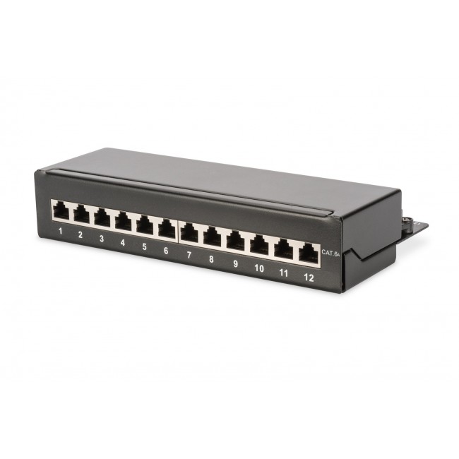 Digitus Desktop CAT 6A, Class EA patch panel, shielded, black Digitus Desktop CAT 6A, Class EA patch panel, shielded, black