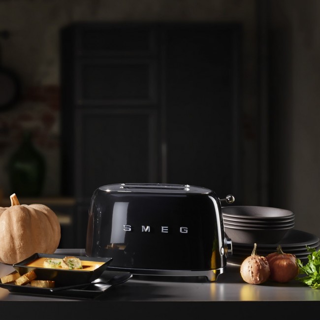 Smeg 50's Style Toaster TSF01BLEU Black