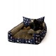 GO GIFT Dog and cat bed L - brown - 90x75x16 cm