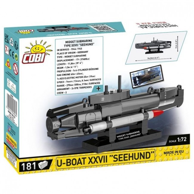 COBI U-Boat XXVII Seehund