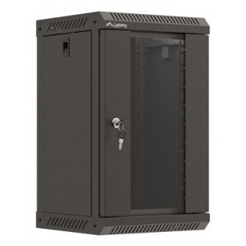 Lanberg WF11-3309-10B rack cabinet 9U Wall mounted rack Black
