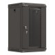 Lanberg WF11-3309-10B rack cabinet 9U Wall mounted rack Black
