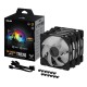 ASUS TUF GAMING TR120 ARGB 3IN1 Black Computer case Air cooler 12 cm ASUS TUF GAMING TR120 ARGB 3IN1 Black Computer case Air cooler 12 cm