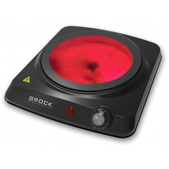BROCK HPI 3001 BK Infrared electric cooker Single-burner 17,7 cm 1200 W Black