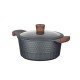 Resto Kitchenware Capella 4.6 L Round Black, Wood