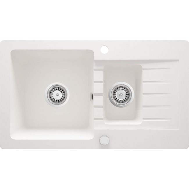 1.5-bowl granite sink with drainer 1.5-bowl granite sink with drainer
