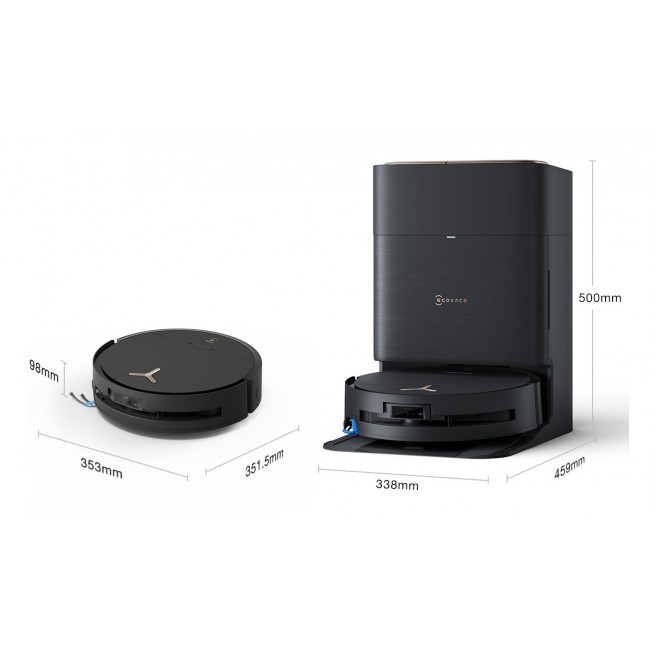 Ecovacs X9 PRO OMNI robot vacuum 0.22 L Combi Black