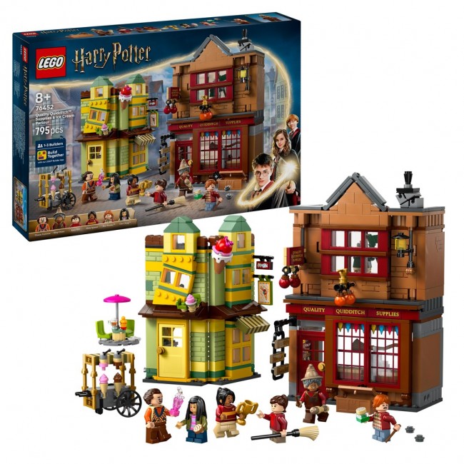 LEGO HARRY POTTER 76452 Quality Quidditch Supplies & Ice Cream Parlour LEGO HARRY POTTER 76452 Quality Quidditch Supplies & Ice Cream Parlour