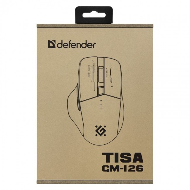 MOUSE DEFENDER GM-126 TISA RF+BT OPTIC 1600dpi 6P WHITE MOUSE DEFENDER GM-126 TISA RF+BT OPTIC 1600dpi 6P WHITE