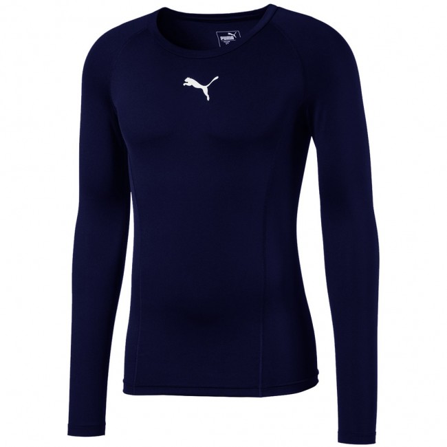 Puma LIGA Baselayer LS Men's T-Shirt navy blue 655920 20 S