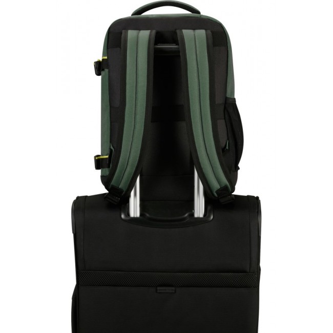 American Tourister Take2cabin S backpack Casual backpack Green Recycled polyethylene terephthalate (rPET)