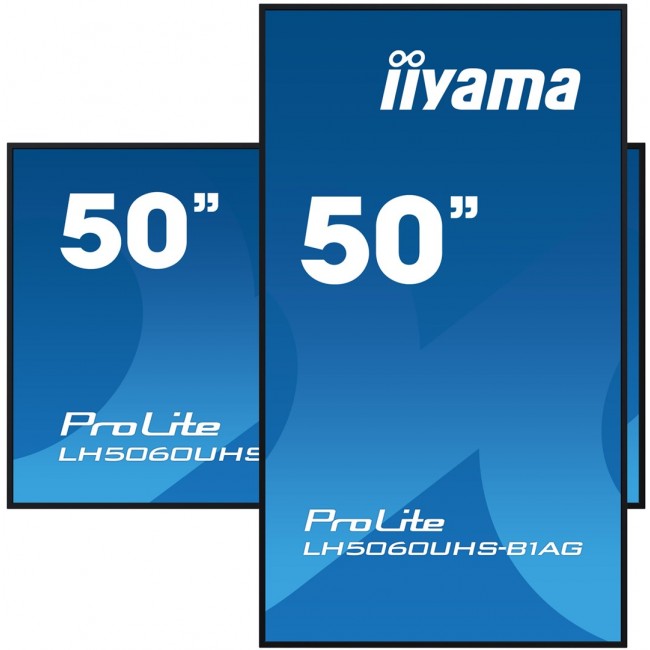 iiyama LH5060UHS-B1AG Signage Display Digital A-board 125.7 cm (49.5