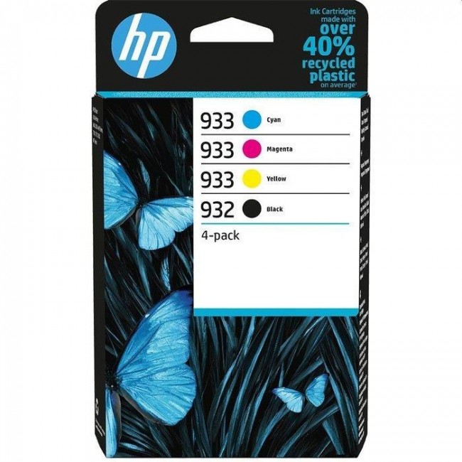 HP 932/3 4x Schwarz+Dreifarbig Tintenpatrone