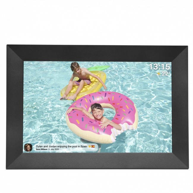 Denver PFF-1024BMK2 digital photo frame Black 25.6 cm (10.1