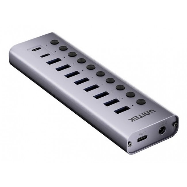 Unitek Hub USB C/USB A 10in1 5Gbps with port switches