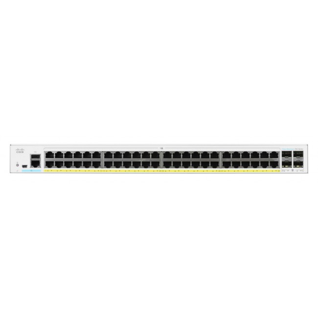 Cisco CBS350-48P-4G-EU network switch Managed L2/L3 Gigabit Ethernet (10/100/1000) Silver