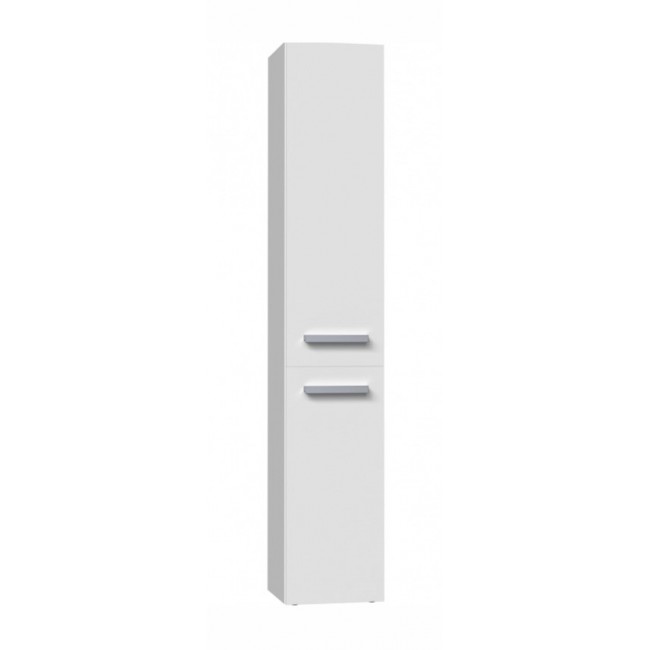 Bathroom cabinet NEL II 31x30x174 cm, matt white Bathroom cabinet NEL II 31x30x174 cm, matt white
