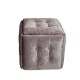 Puff-transformer 5in1 - 5 stools in 1 pouffe powder pink velvet 2269