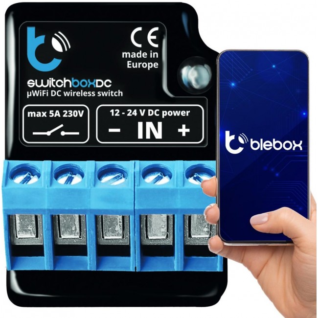 Blebox switchboxdc relay module Blebox switchboxdc relay module