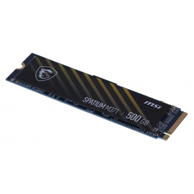 MSI SPATIUM M371 NVME M.2 internal solid state drive 500 GB PCI Express 3.0 MSI SPATIUM M371 NVME M.2 internal solid state drive 500 GB PCI Express 3.0