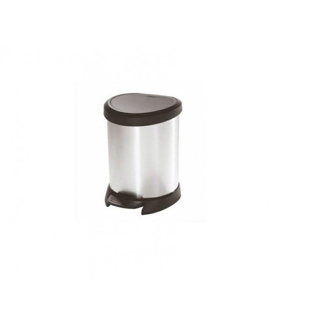 Curver Deco Bins 3253922160018 Round Black,Silver